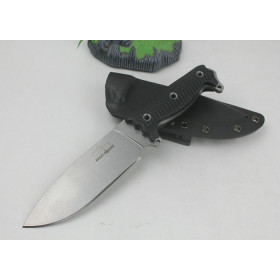 Stone-washed version BASTA Combat Knife Fighting Knife with D2 Blade + G10 Handle UDTEK01299 